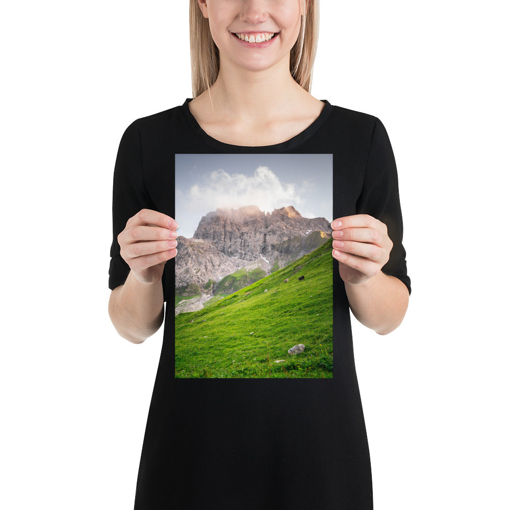 Fotografie-Print - Majestätische Kulisse bei der Kemptner Hütte