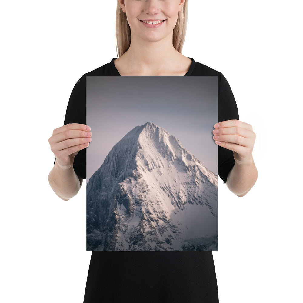 Fotografie Print – Eiger Nordwand Schweizer Alpen