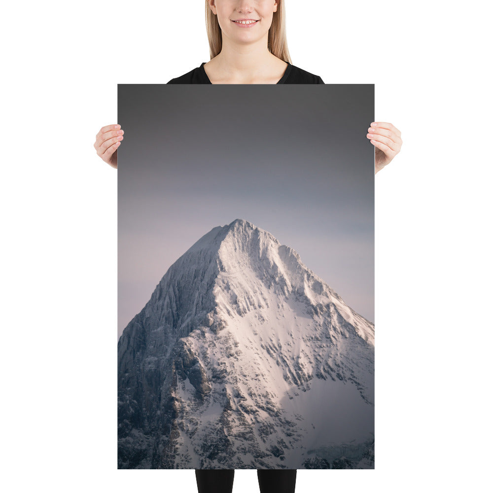 Fotografie Print – Eiger Nordwand Schweizer Alpen