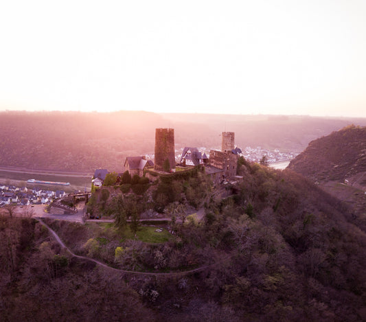 Burg Thurant bei Sonnenuntergang