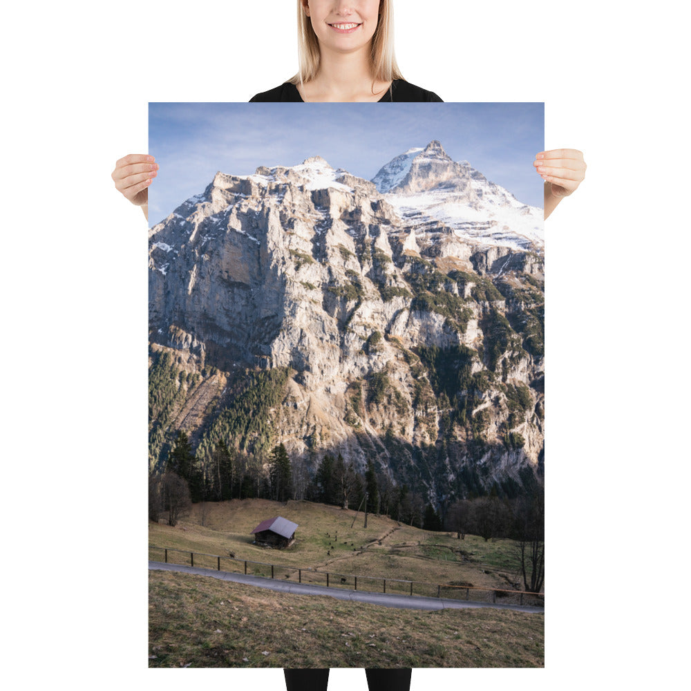 Fotografie Print – Schwarzmönch Schweizer Alpen