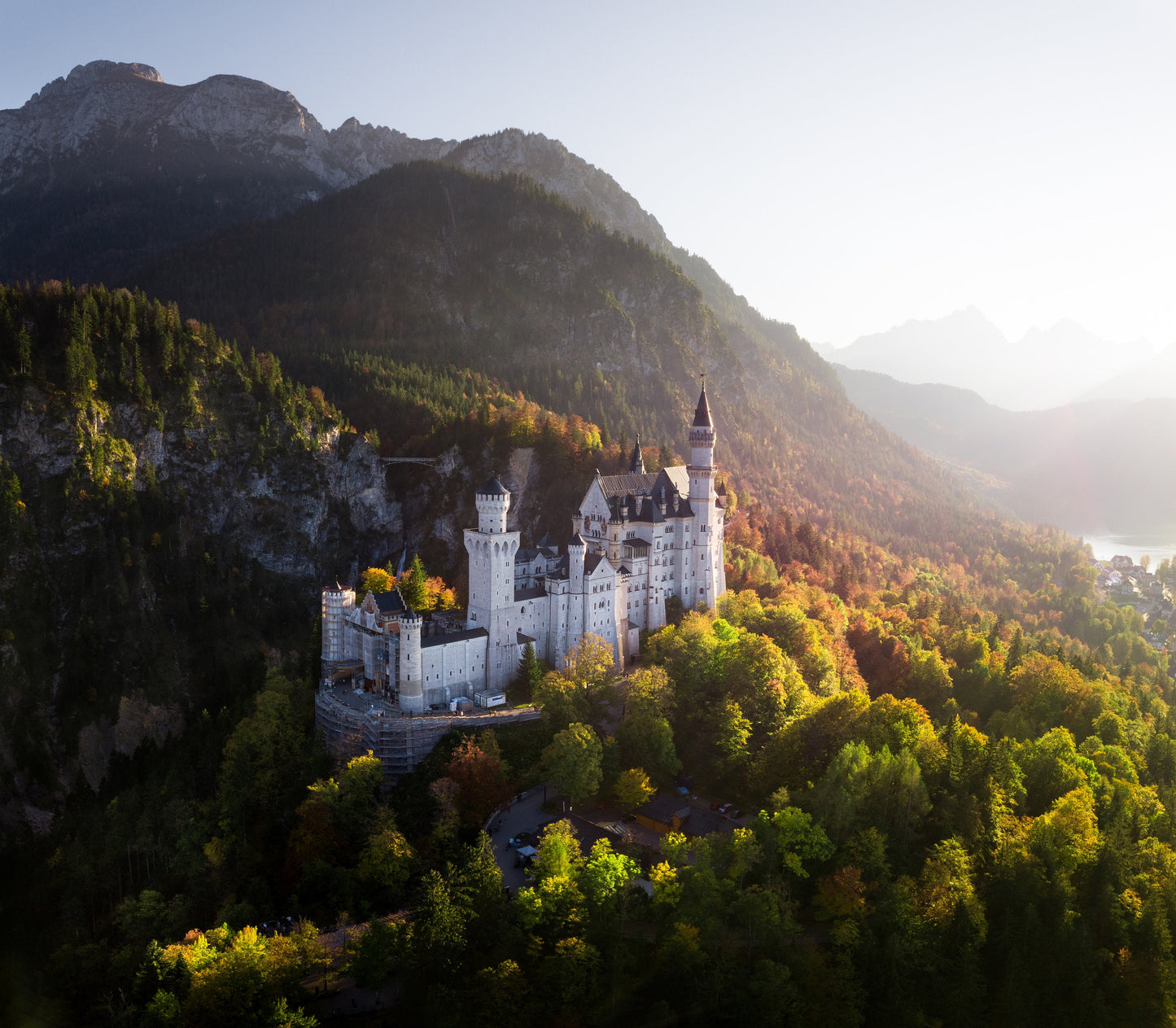 Fotografie-Print - Märchen Schloss Neuschwanstein – Bayern, Deutschland