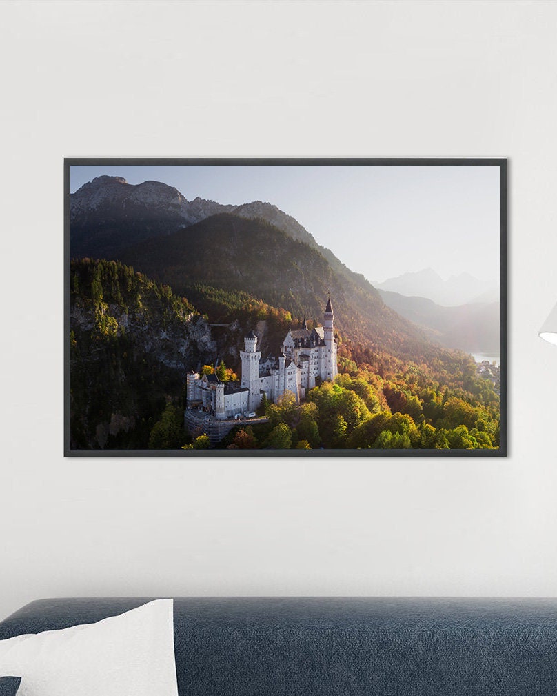 Photographic Print - Fairytale Neuschwanstein Castle - Bavaria, Germany