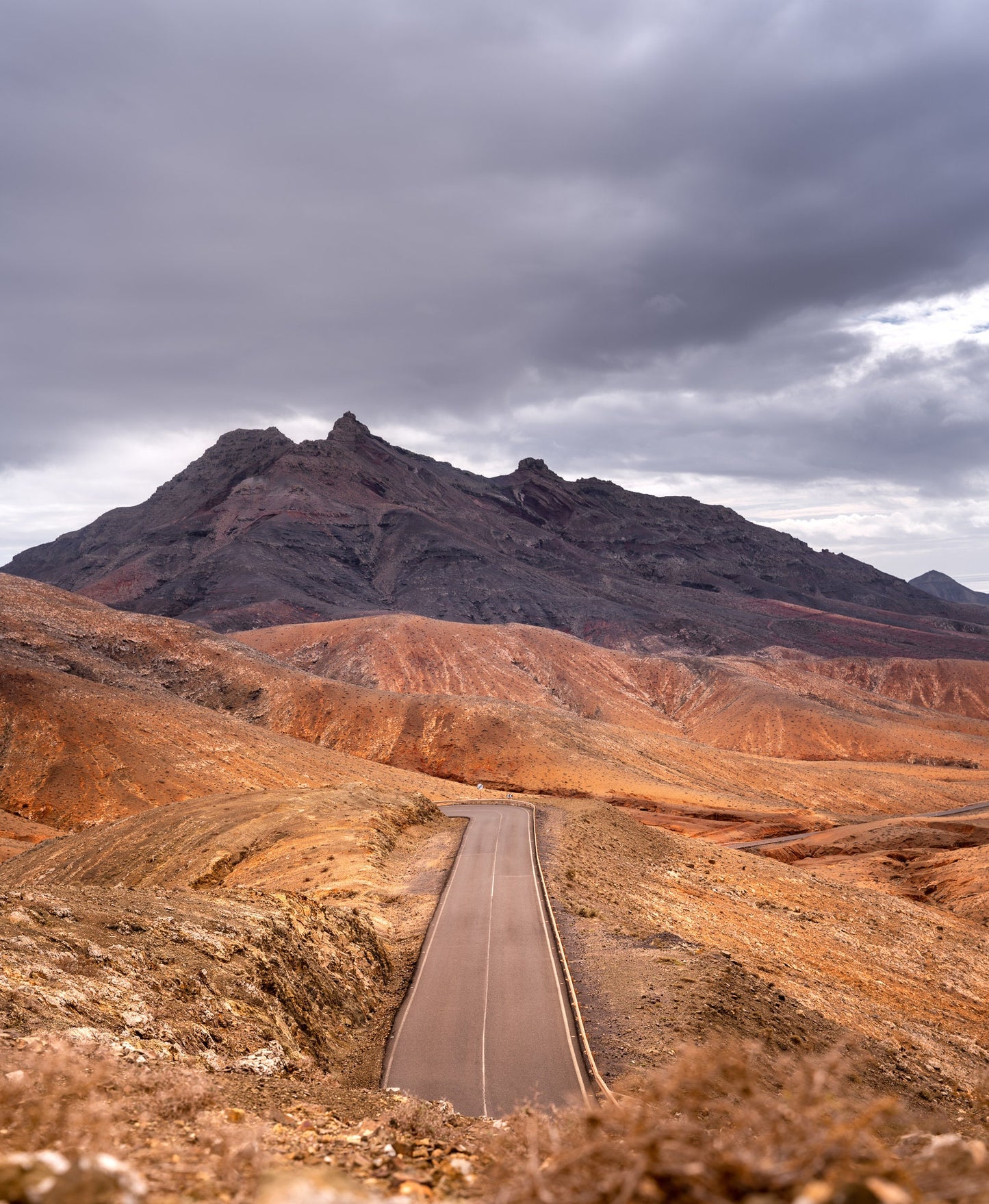 Fotografie Print – Straße auf Fuerteventura – Kanarische Inseln, Spanien