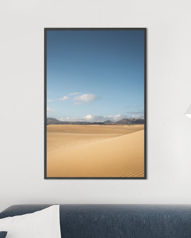 Sunny day in the dunes of Corralejo