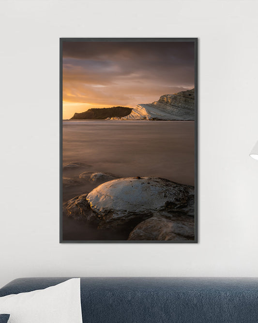 Photography Print – Sunset White Rocks Scala dei Turchi #3