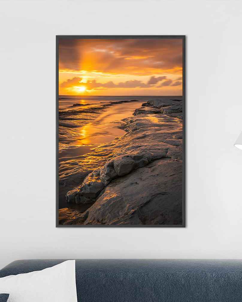 Photography Print – Sunset White Rocks Scala dei Turchi #2